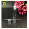 8ml 10ml 12ml Hot sale high quality transparent colored empty perfume cosmetic packaging glass roll on bottle